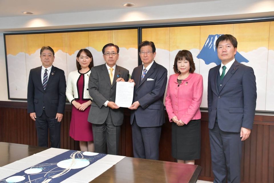 公明党静岡県議団が予算要望を実施！